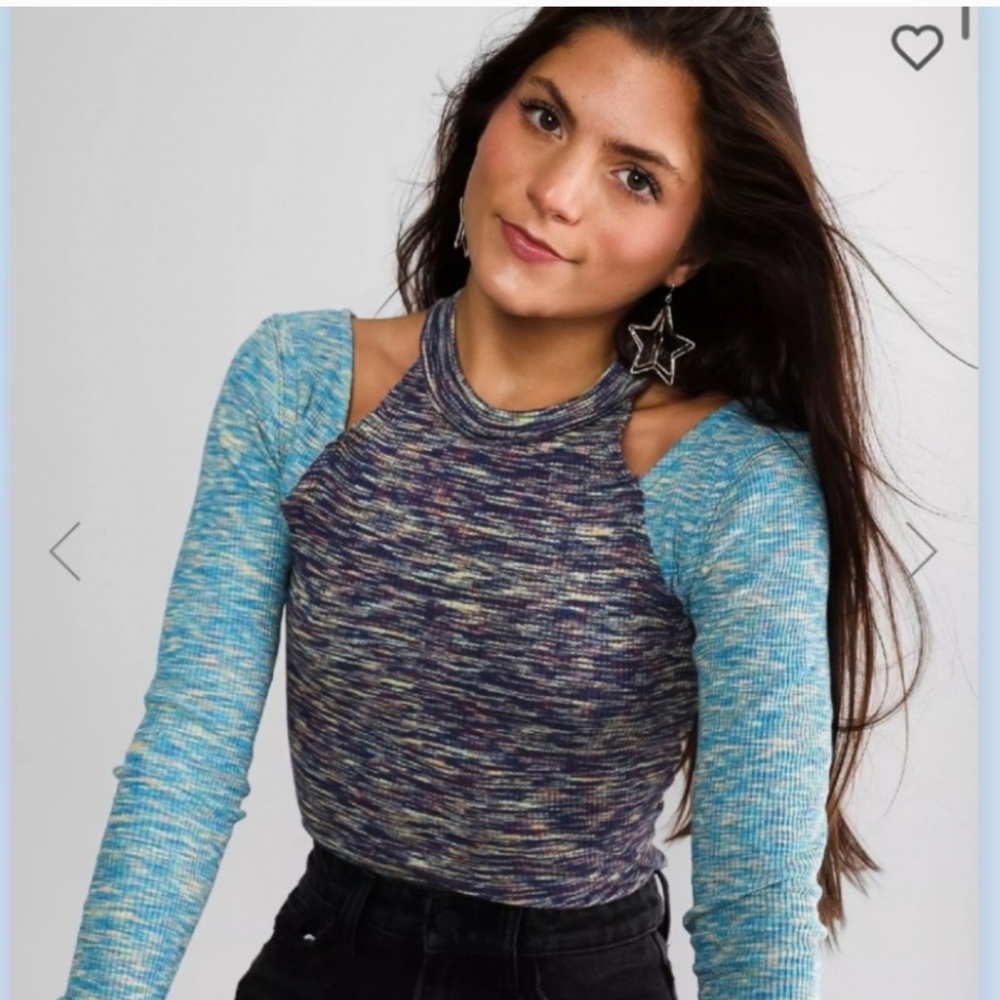 We the free out of control space dyed top